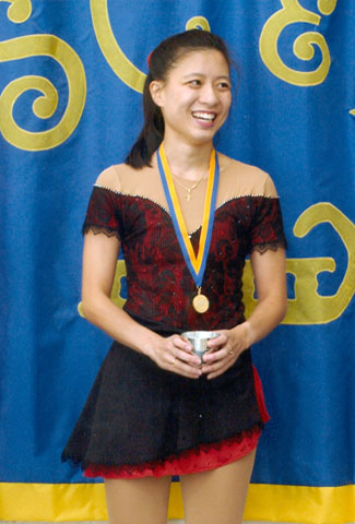 Helga Receiving The Challenge Cup Award