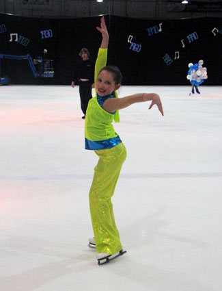 Victoria during an Ice Show